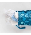 Bolsa Impermeável 30 x 35 cm Blue Tropic - Bumkins